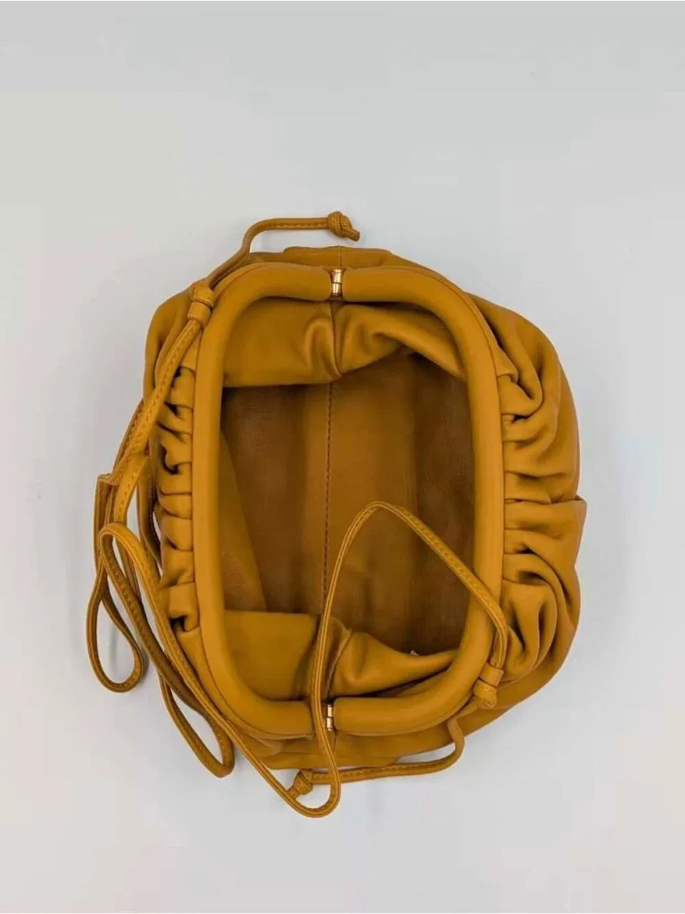 Bottega Veneta Butter Calfskin The Mini Pouch Caramel B08896149B